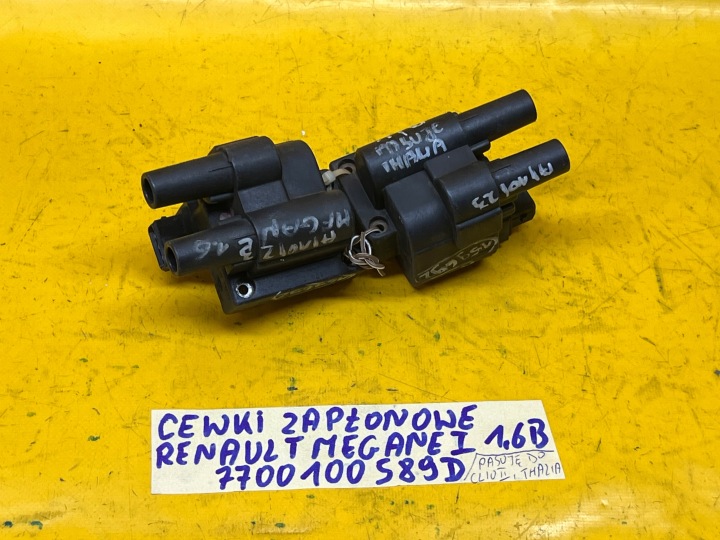фото №16, Катушка зажигания renault megane i 1996-2002r 1,6 b 7700100589d .