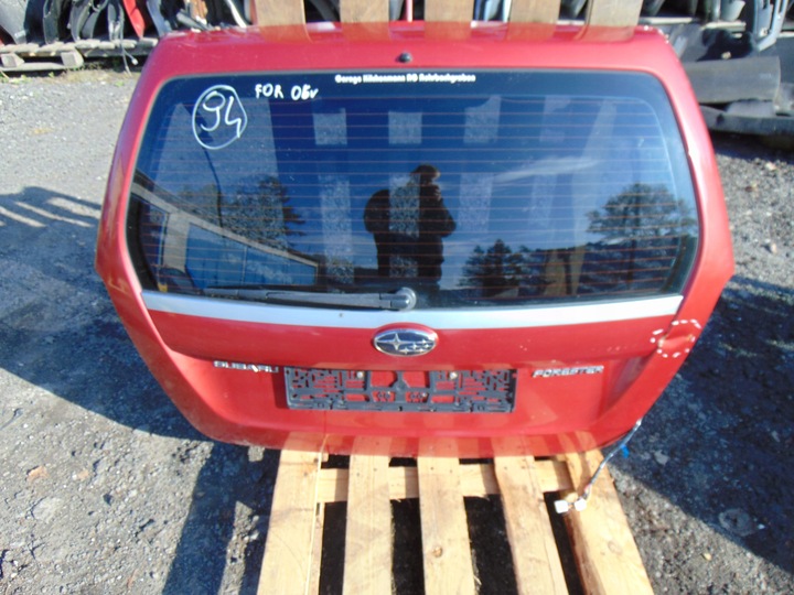 фото №1, Subaru forester ii sg 06r 33j крышка багажника 60809sa0709p стекло 63019sa061