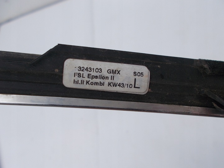 фото №10, Планка двері ліва зад хром opel insignia i a kom