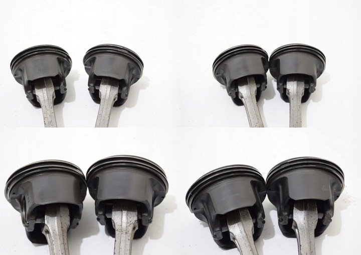 фото №12, Bmw f70 u06 u11 u10 18d 20d 2,0d b47c20b dół блок двигуна wał колінчастий поршні