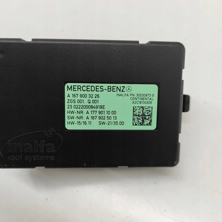 фото №7, Модуль люк mercedes-benz cla купе c118 a1779011000 24257303 1.3l