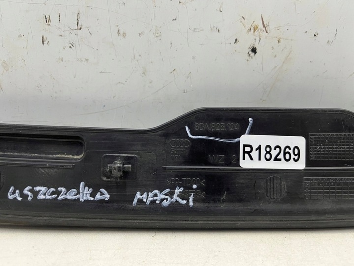 фото №14, Прокладка audi q5 ii fy 16-24r. гумова накладка прокладка капота верхній решітка бампера