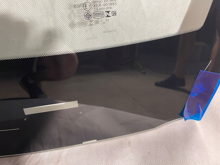 фото №3, Скло передня hyundai santa fe з підігрівом акустичний po 2012-2018