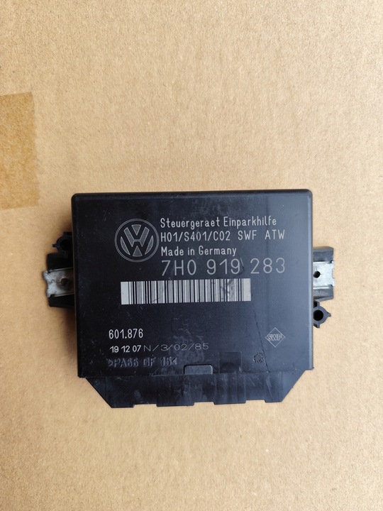 фото №1, Vw t5 модуль блок керування pdc паркування зад 7h0919283