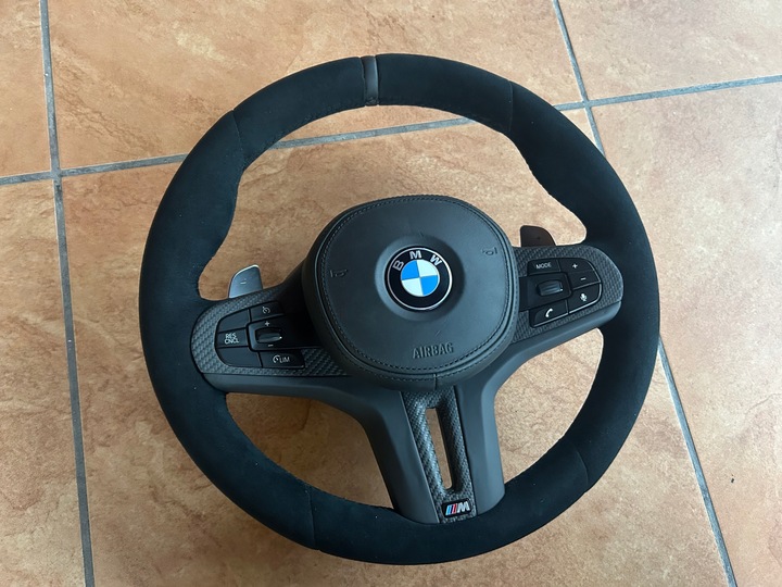 фото №6, Bmw g30 g31 g01 g02 g11 g12 кермо карбон алькантара m набір подушка безпеки