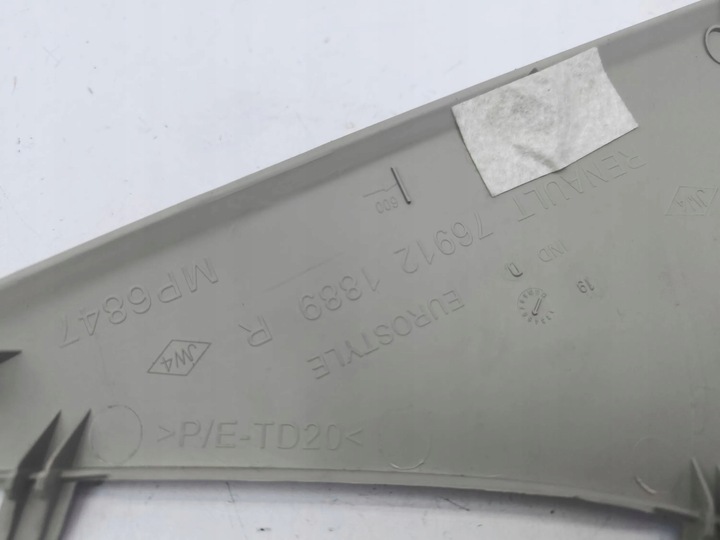 фото №9, Renault zoe 2019 комплект защита стойка стёкла передний / a