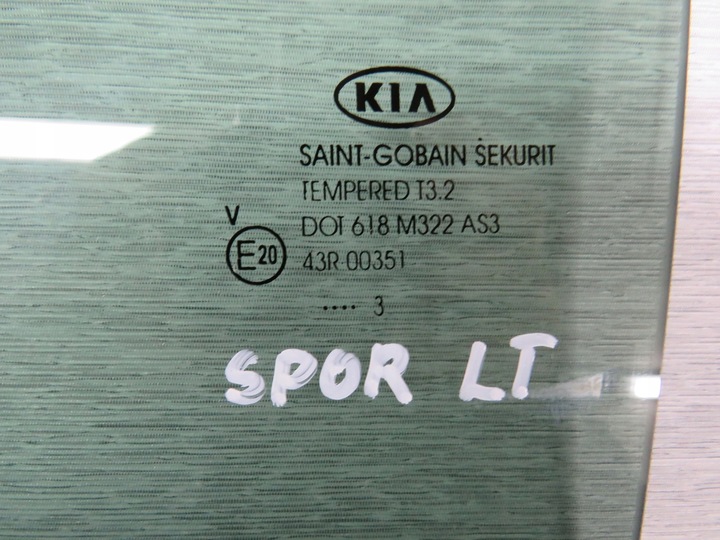 фото №13, Kia sportage iii стекло дверь задняя зад 2013
