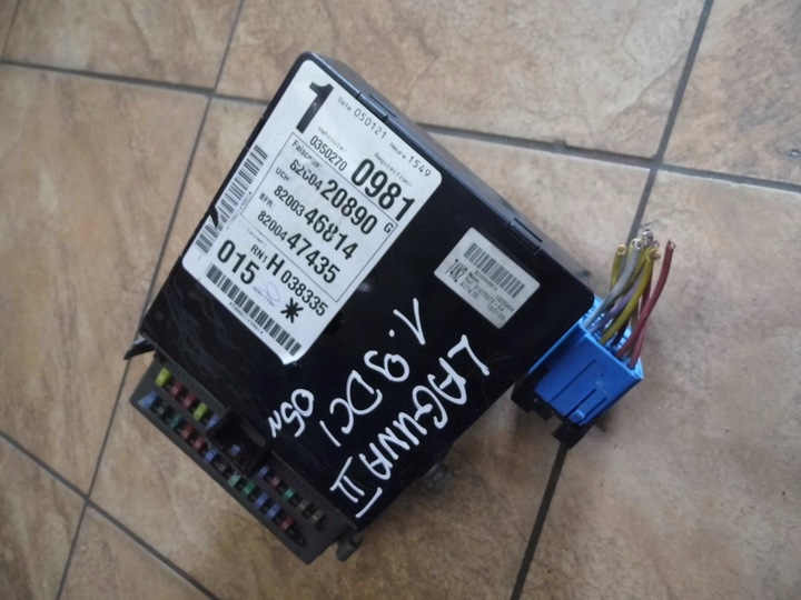 фото №3, Laguna ii 1.9dci 05' модуль коробка запобіжників 8200420890