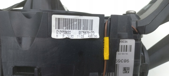 фото №7, Перемикач комбіновані підкермові важелі комбайн peugeot 208 2008 ii 98369177zd