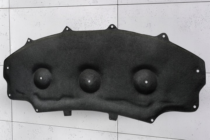 фото №7, Mercedes ml w164 2005-2011 шумоизоляция капота 1646820126 + клипсы