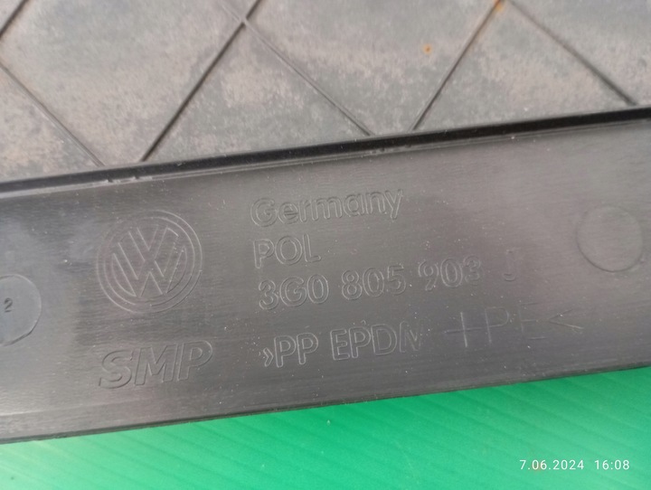 фото №10, Vw passat b8 gte спойлер бампера перед 3g0805903