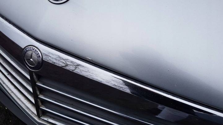 фото №7, Mercedes w204 рестайлінг капот кришка двигуна гарна w колір 775