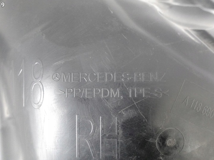 фото №10, Mercedes cla ii x118 c118 19- подкрылок ниша колёса правые перед передняя запчасть