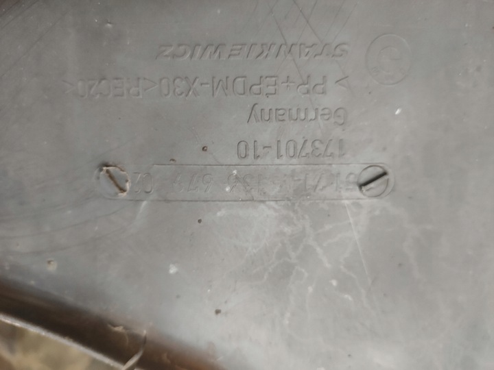 фото №16, Bmw 7 e65 рестайлінг підкрилок лівий перед передні комплектні оригінал bdb