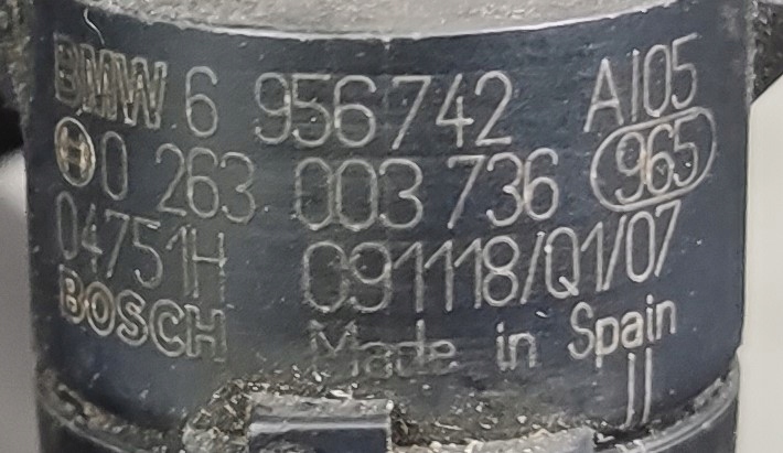 фото №7, Датчик парковка pdc bmw 3 e92 e93 6956742 0263003736 2007-2012