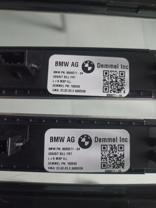 фото №10, Планки накладки пороговые комплект m набор bmw xm g09 8069271 8072243 8072244