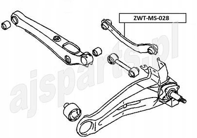 фото №9, Важіль задній dodge caliber 06- верхній compass lancer 03-