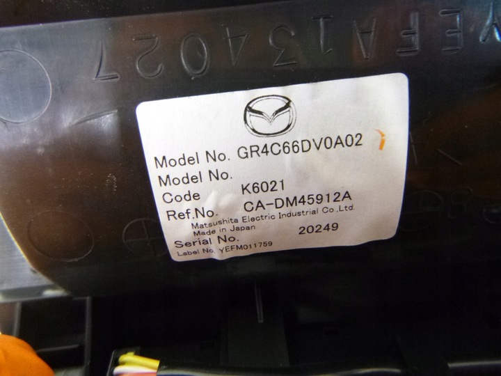 фото №10, Дисплей навигация навигации mazda 6 gg gy 05r.