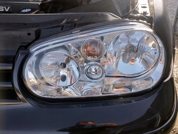 фото №16, Фара vw golf iv 98- h1+h7 левый reg электрический