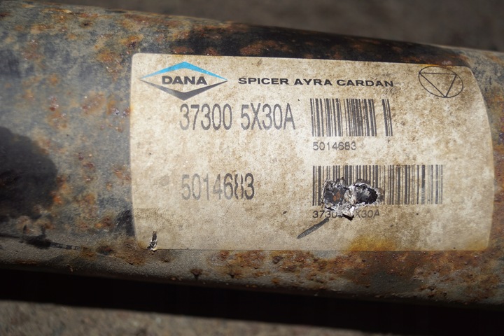 фото №5, Wał привідний nissan navara d40 3.0 dci 373005x30a