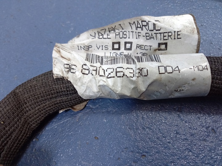 фото №6, Peugeot 3008 i 1.6 thp положительный шланг акумулятора