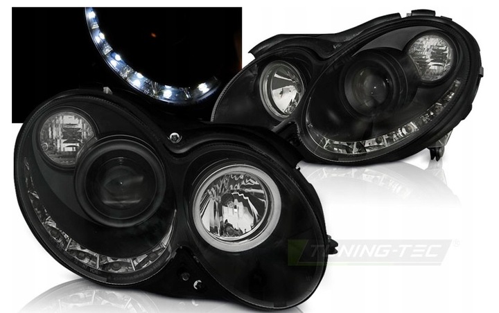 фото №2, Фара лампы kpl day line light led тюнинг mercedes clk 209 c209