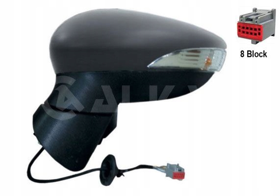 фото №4, Зеркало внешние ford fiesta vi 06.08- le alk6113394