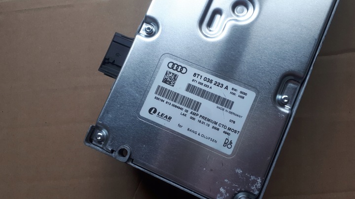 фото №6, S4 b8 рестайлінг a4 підсилювач bang olufsen 8t1035223a