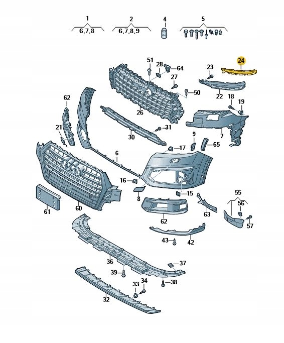 фото №1, Нове оригінальні audi оригінальний номер заглушка 4m0807750b