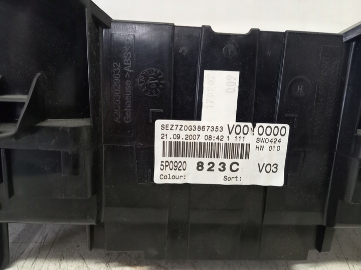 фото №6, Спідометр  seat altea xl 1,9 tdi 5p0920823c