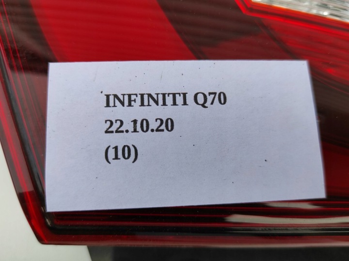 фото №13, Фара w кришка багажника права ліва зад infiniti q70 рестайлінг