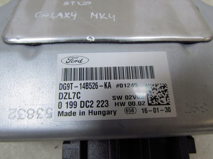 фото №6, Ford galaxy mk4 s-max 15-23 модуль блок управления  start stop dg9t-14b526-ka