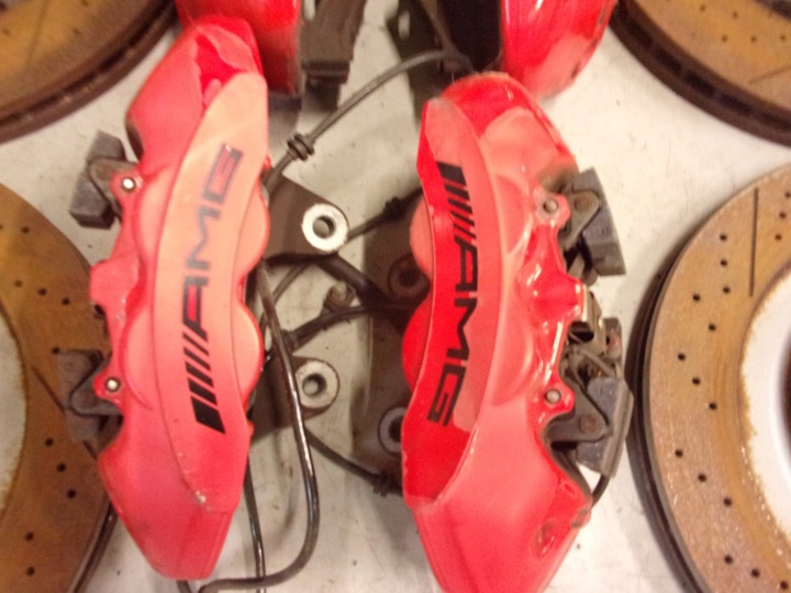 фото №9, Mercedes w218 cls218 cls 218 63 amg затискачі гальма brembo a2184214998