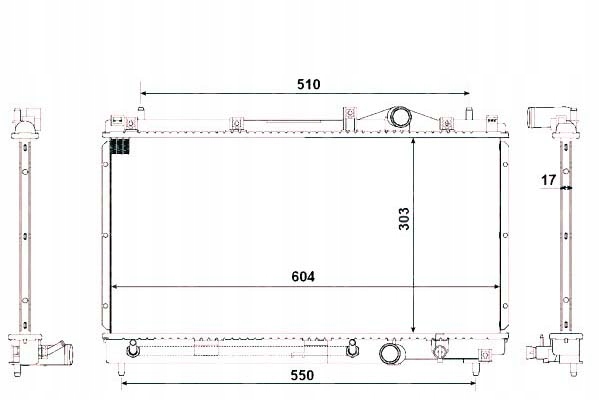 фото №1, Nrf радиаторов воды chrysler neon 2.0 16v pl