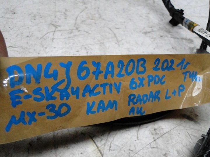 фото №4, Dn4j67a20b pdc x 6 джгут зад mazda mx-30