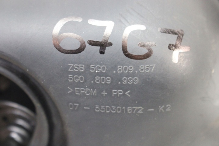фото №6, Vw golf 7 vii крышка заливка топлива 5g0809857 цвет: lc9a – белый pure whit