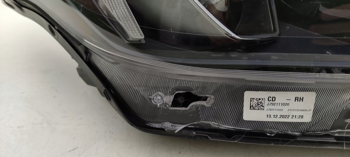 фото №6, Kia ceed 3 iii рестайлінг лампа повний led правий перед передня le-a02