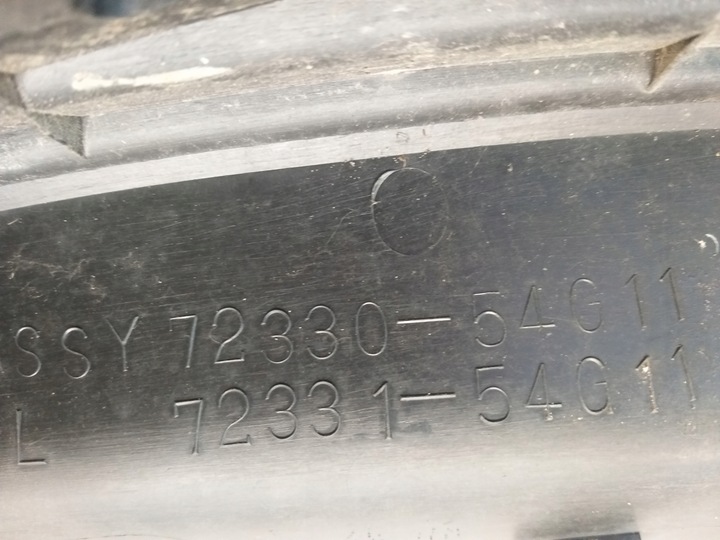 фото №5, Панель под лобовым стеклом перед suzuki liana 72330-54g11