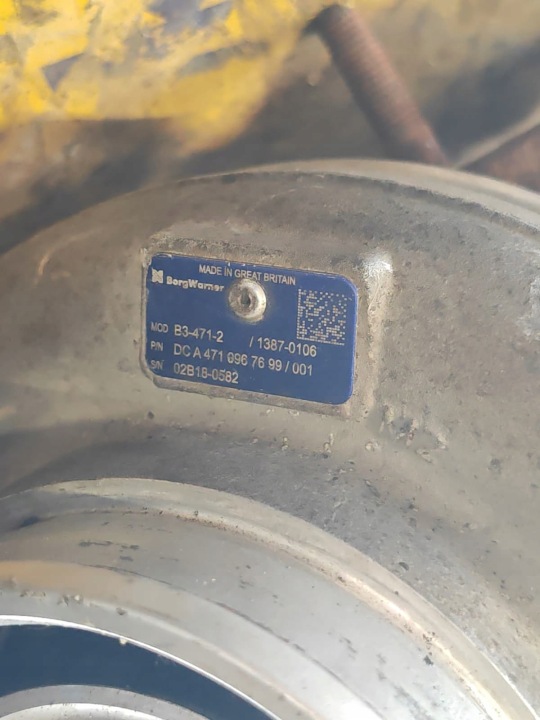 фото №5, Турбіна турбонагнітач borgwarner mercedes actros b3-471-2