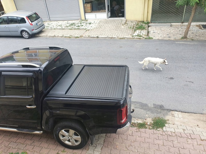фото №10, Vw volkswagen amarok 2010-2022 ролета алюминиевая надстройка крышка красивая