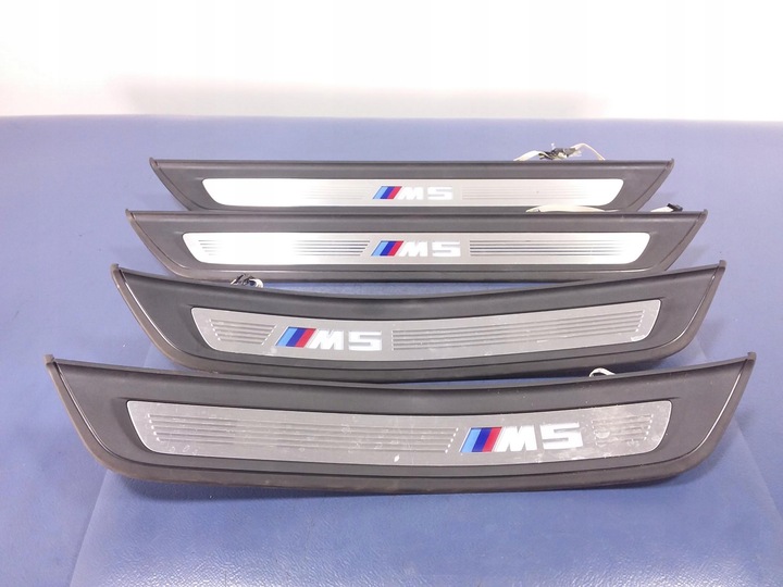 фото №1, Bmw m5 f90 накладки пороговые m power led комплект