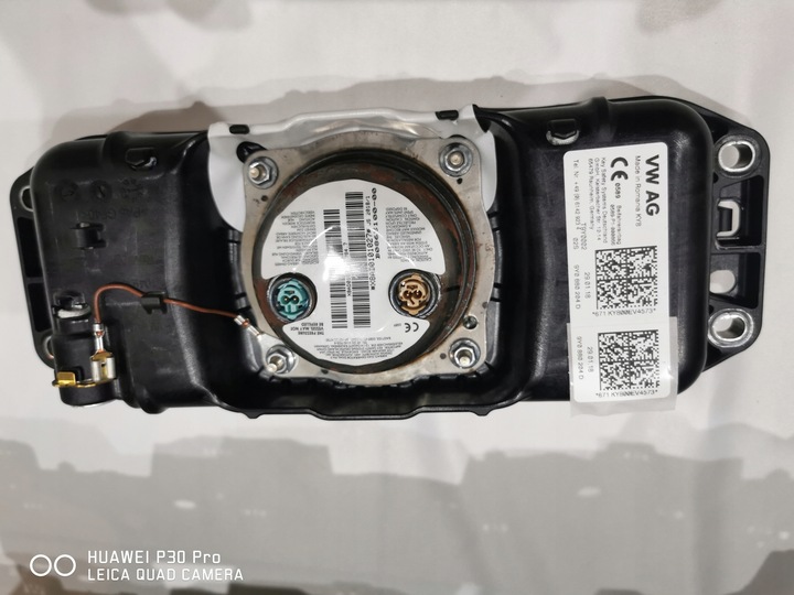 фото №7, Porsche cayenne iii консоль панель роздавальна + подушка безпеки 9y0 сірий.