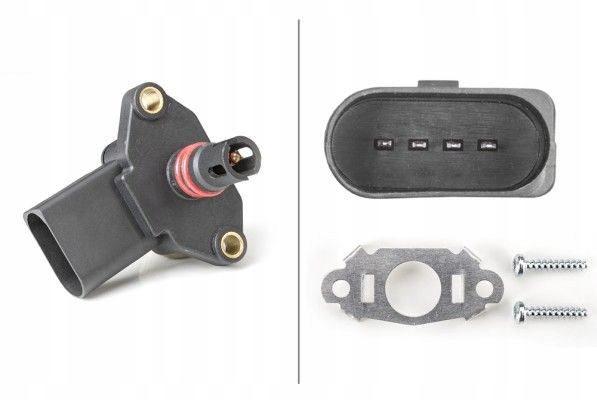 фото №13, Датчик тиску w колекторі впускний hella 6pp 009 400-241 audi seat vw