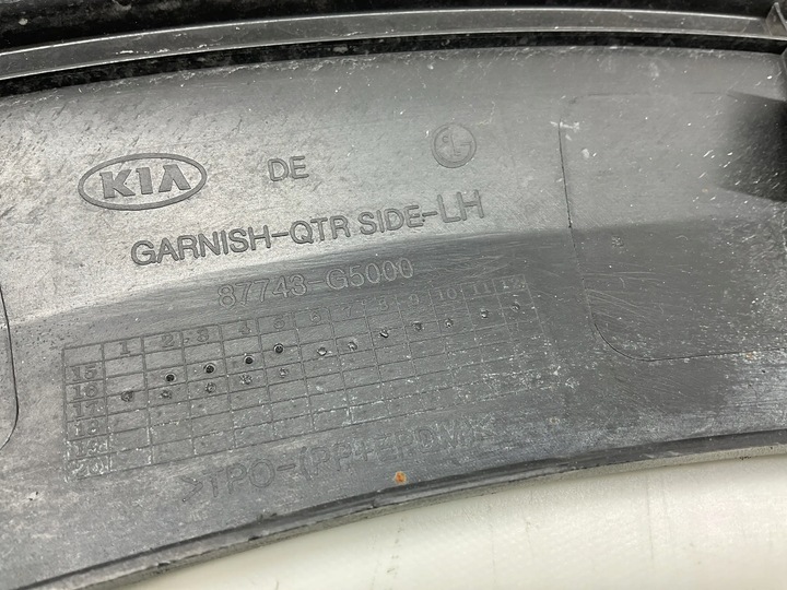 фото №5, Kia niro 2017 ліва сторона планки порогові, накладки 87743-g5000