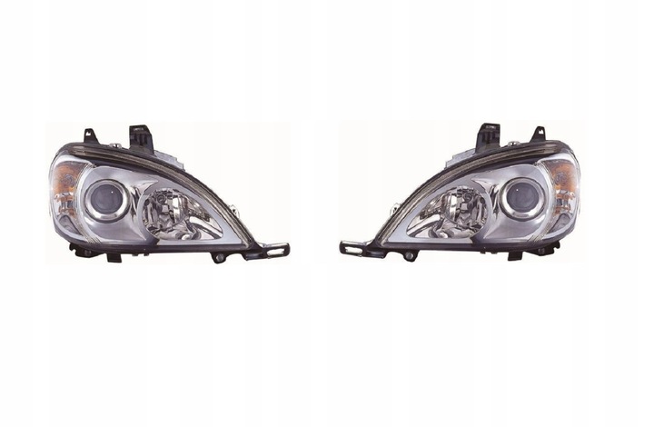 фото №1, Фары mercedes ml w163 01-05 комплект l+r h7