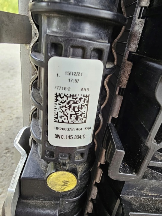 фото №10, Комплект радиатор вентиляторы audi a4 8w 3.0 tdi рестайлинг