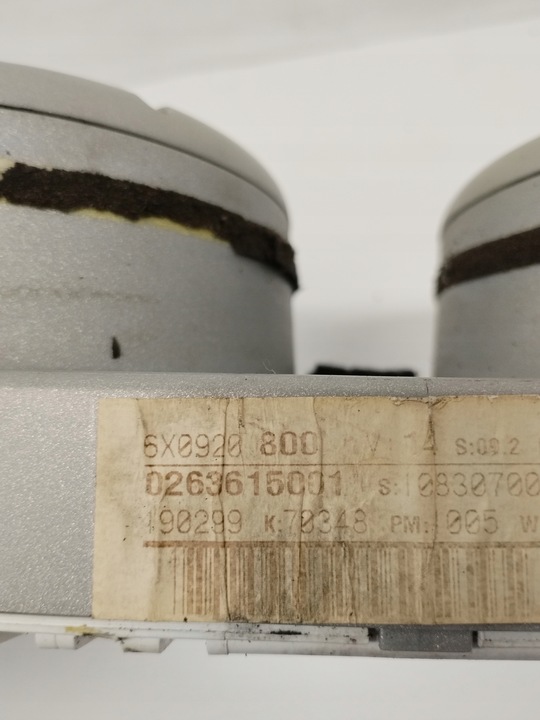 фото №5, Спидометр приборы vw lupo 1.0b 6x0920800 0263615001