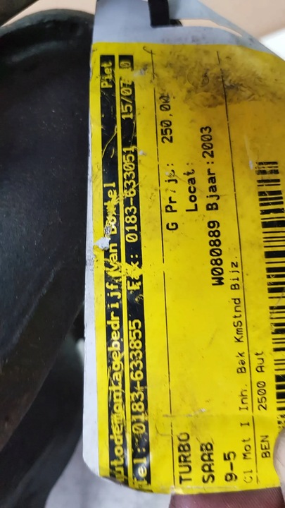 фото №6, Турбина турбонагнетатель 12755106 saab 9-3 ii vectra c signum 2.0t