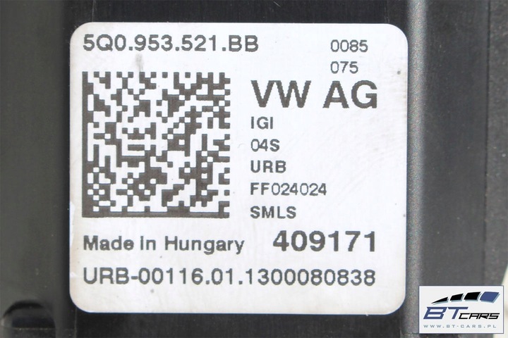 фото №10, Vw golf 7 passat b8 подрулевые рычаги рулевой/подрулевой 5q0953502aj 5q0 953503521bb 5q0 953 521