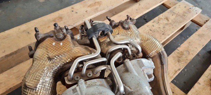 фото №6, S6 c7 4g рестайлінг турбонагнітач турбіни 4.0 tfsi do відновлення s7 4g